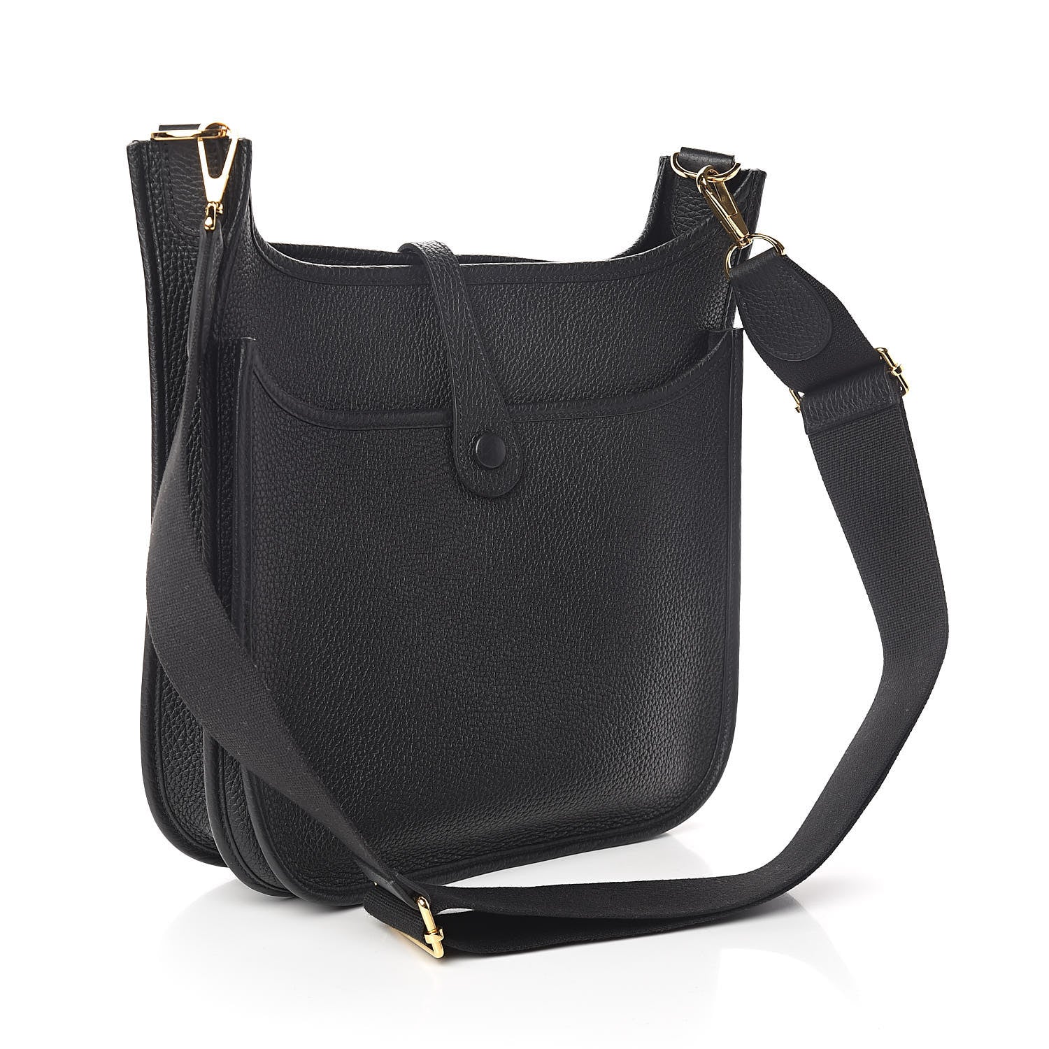 Hermes Taurillon Clemence Evelyne III PM Black 3 of 10