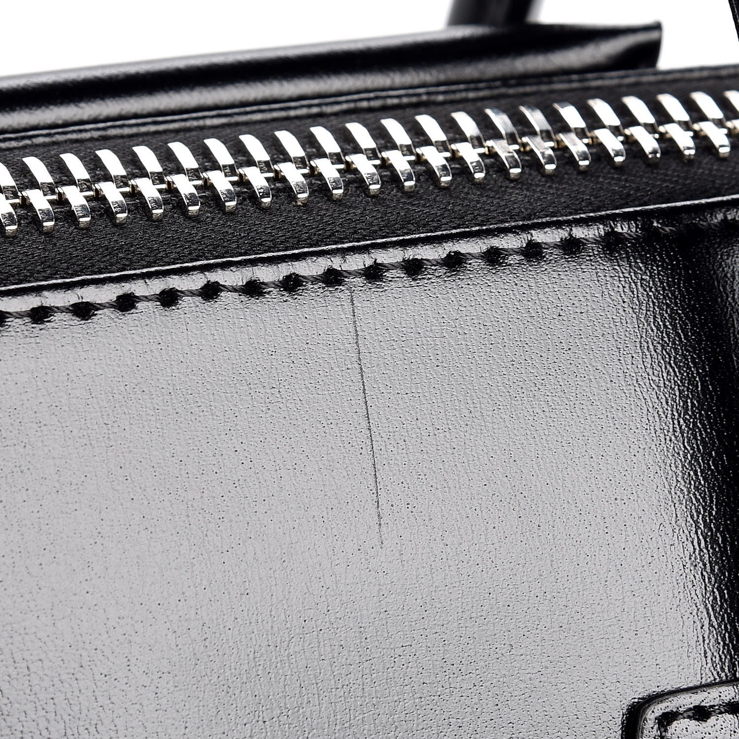 Givenchy Shiny Lord Calfskin Medium Antigona Black 9 of 10