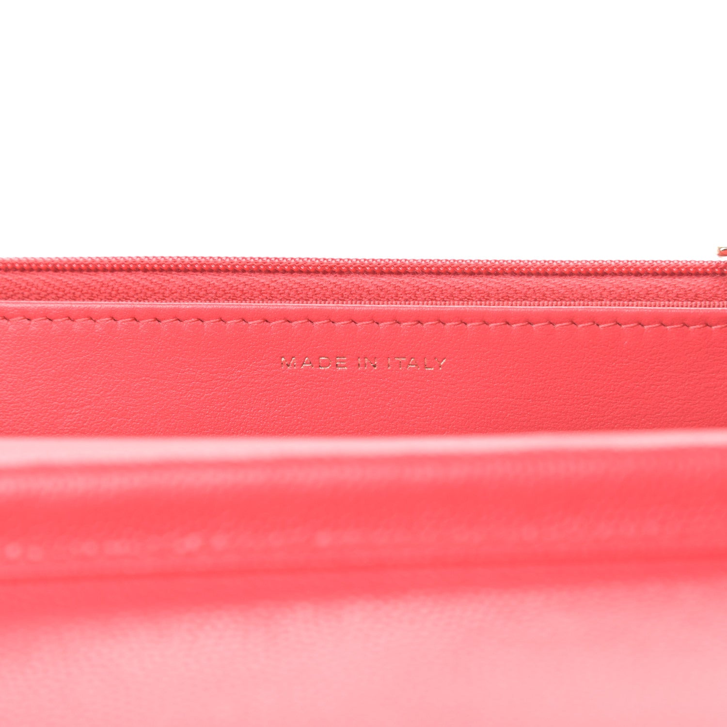 Chanel Caviar Quilted Wallet On Chain WOC Coral 7 of 13
