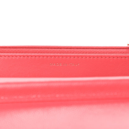 Chanel Caviar Quilted Wallet On Chain WOC Coral 7 of 13