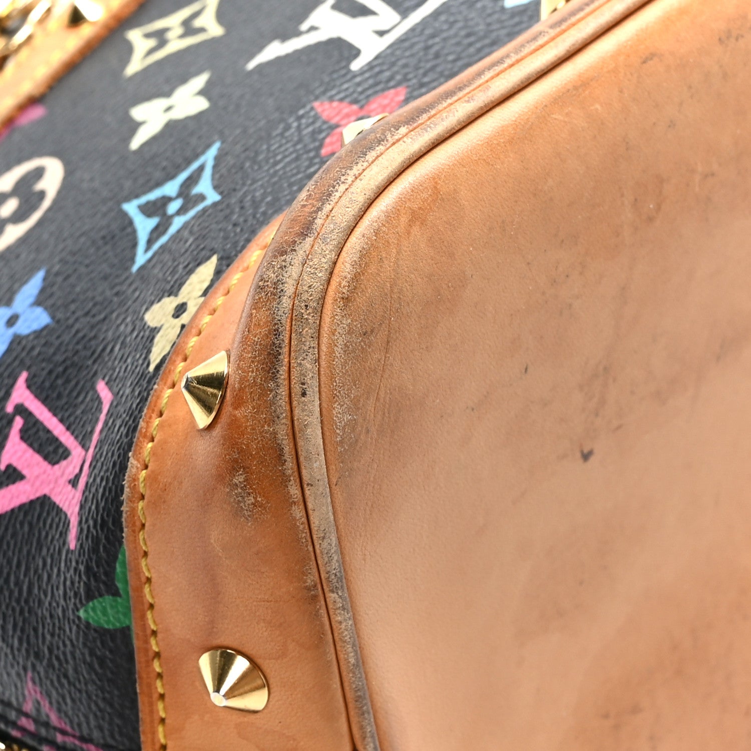 Louis Vuitton Monogram Multicolor Alma Black 8 of 14