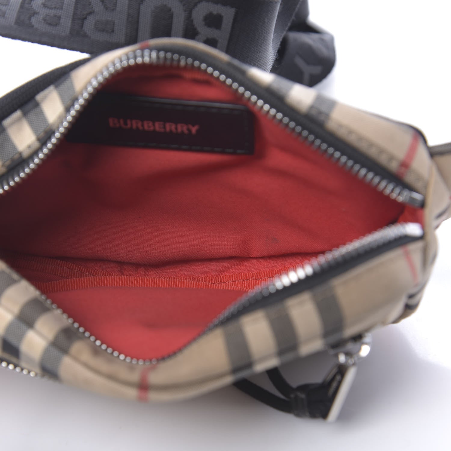 Burberry Nylon Vintage Check Small Cannon Bum Bag Archive Beige 5 of 10