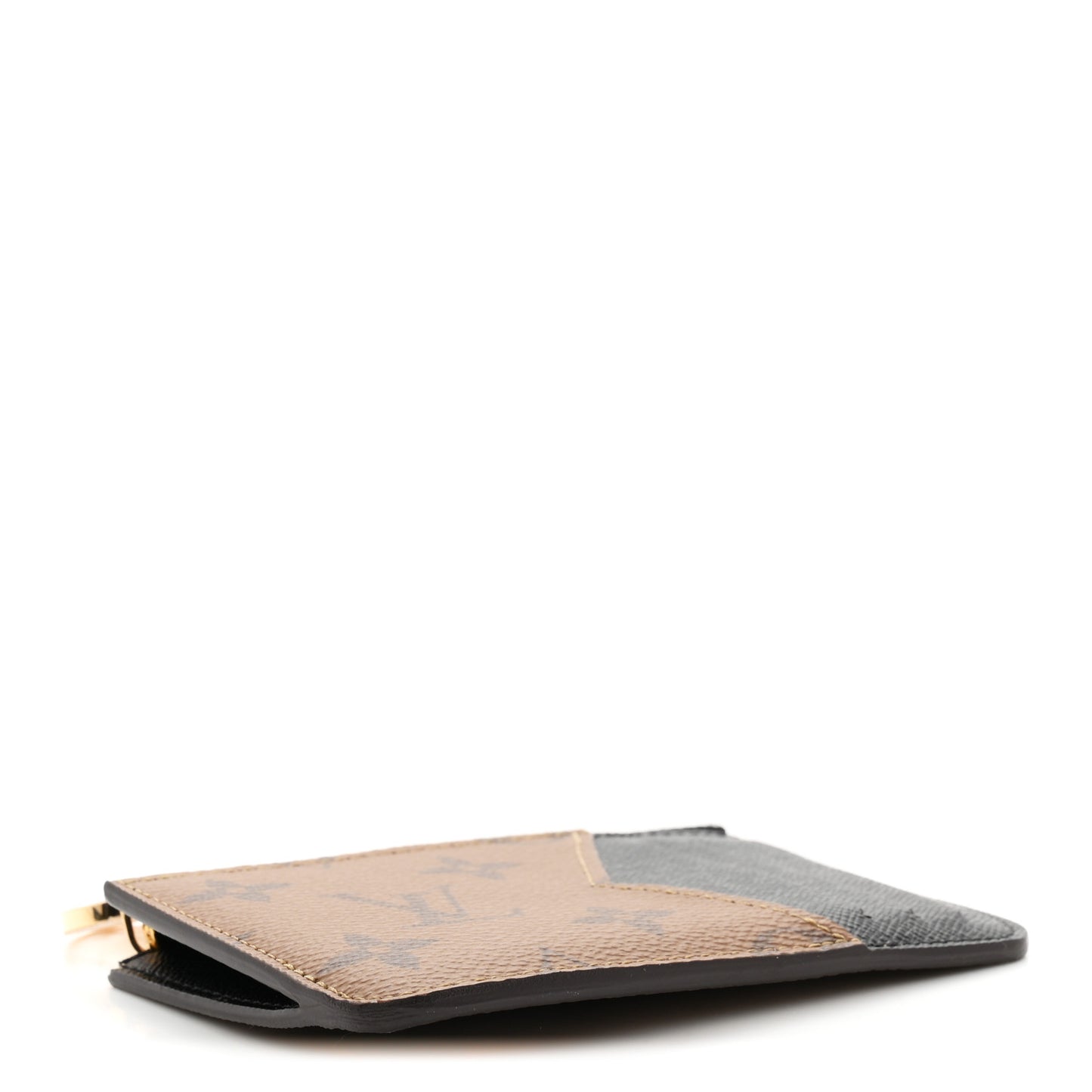 Reverse Monogram Zipped Romy Card Holder