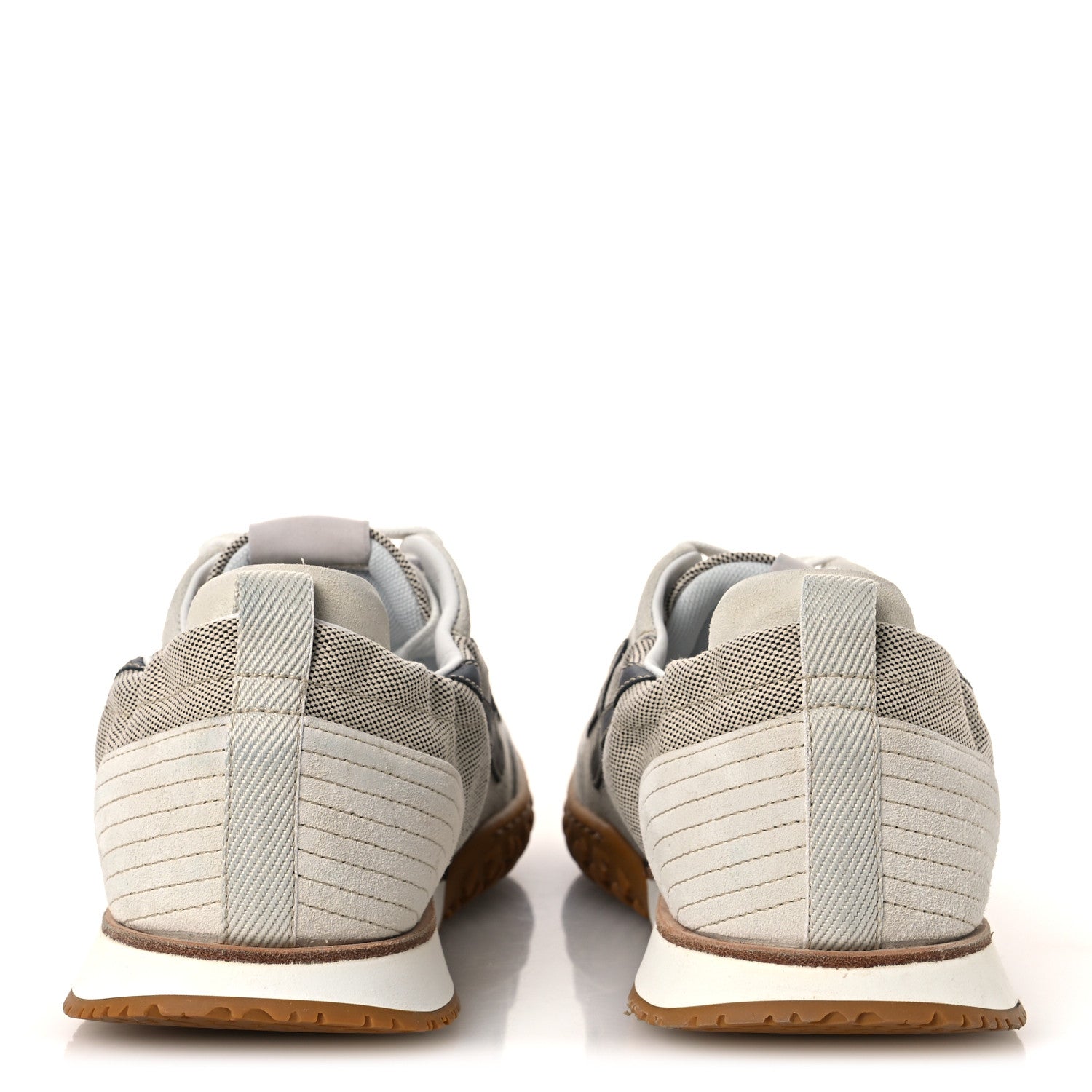 Hermes Toile Suede Goatskin Jet Sneakers 38 Multicolored Prunoir 6 of 14