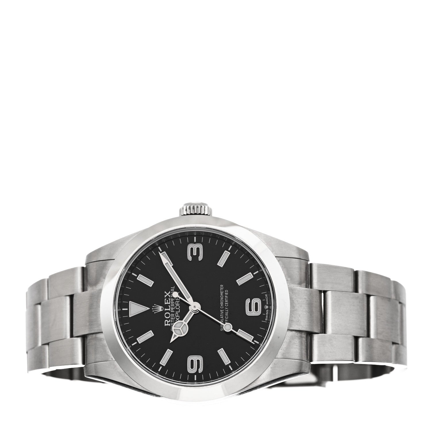 Rolex Stainless Steel 40mm Oyster Perpetual Explorer Watch Black 224270 2 of 5