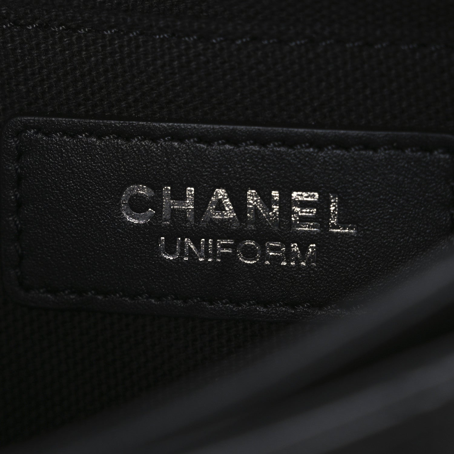 Chanel Calfskin Quilted CC Uniform Flap Belt Bag Black 6 of 11