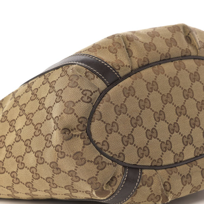 Gucci Monogram Medium D Gold Hobo Dark Brown 5 of 9