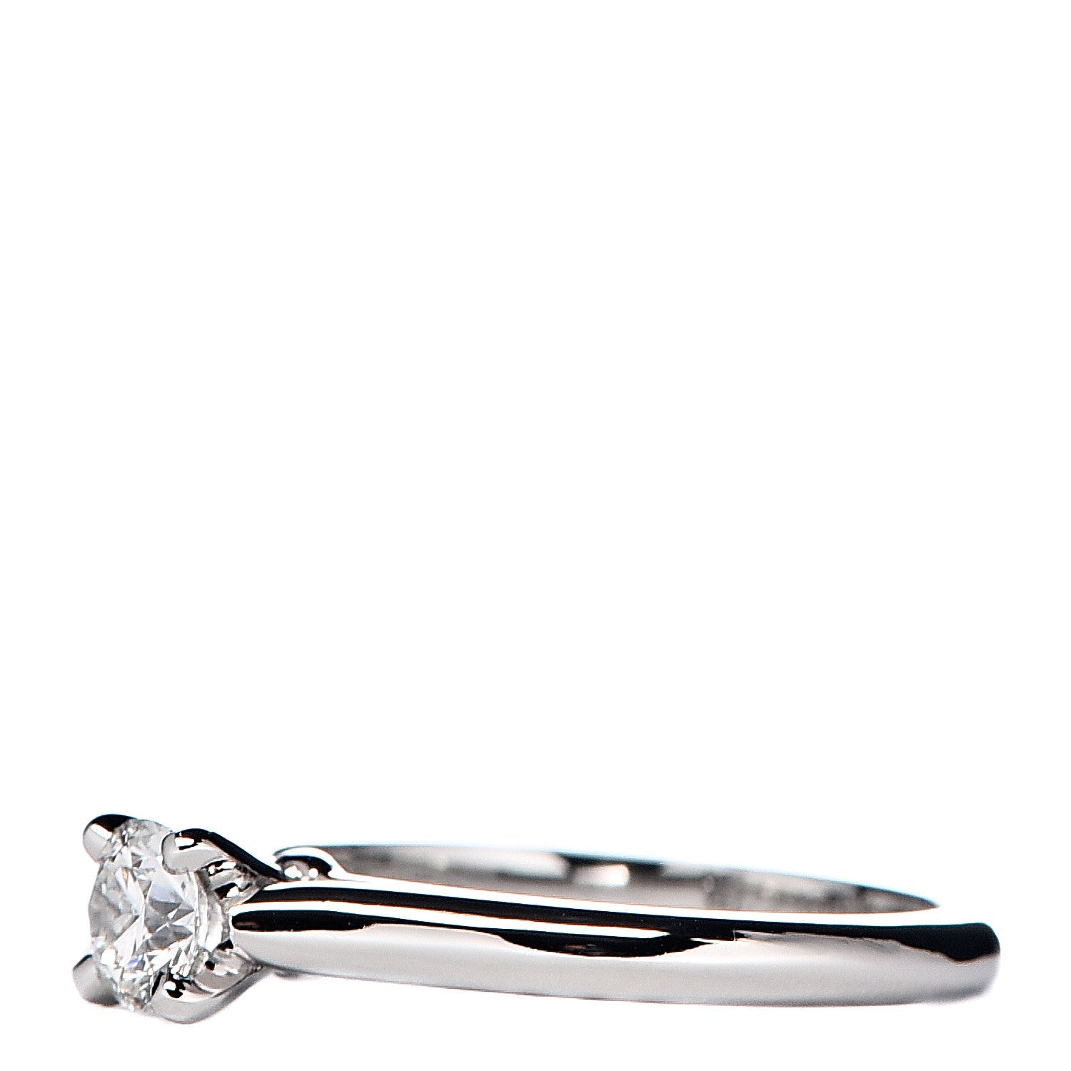 Cartier Platinum Diamond .33ct Solitaire 1895 Engagement Ring 49 4.75 3 of 7