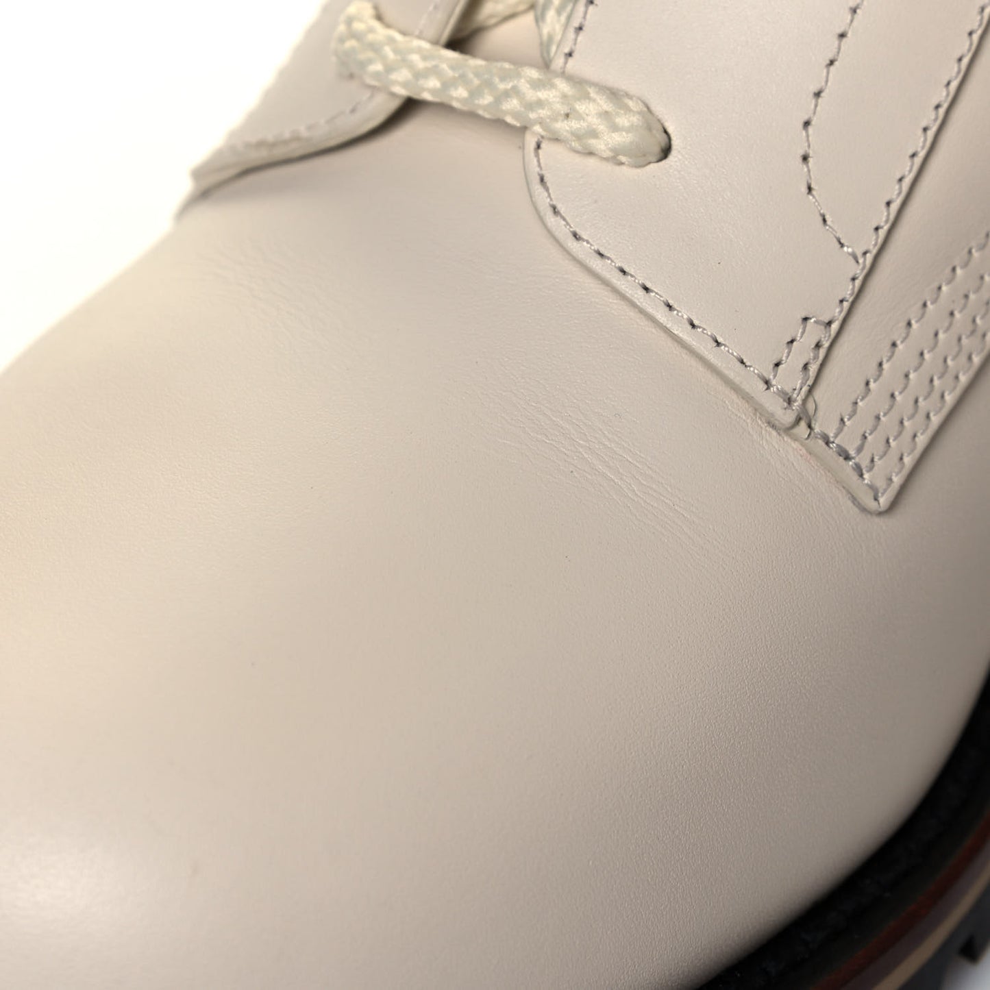 Calfskin Dior Quest 35mm Hiking Boots 40 Off White