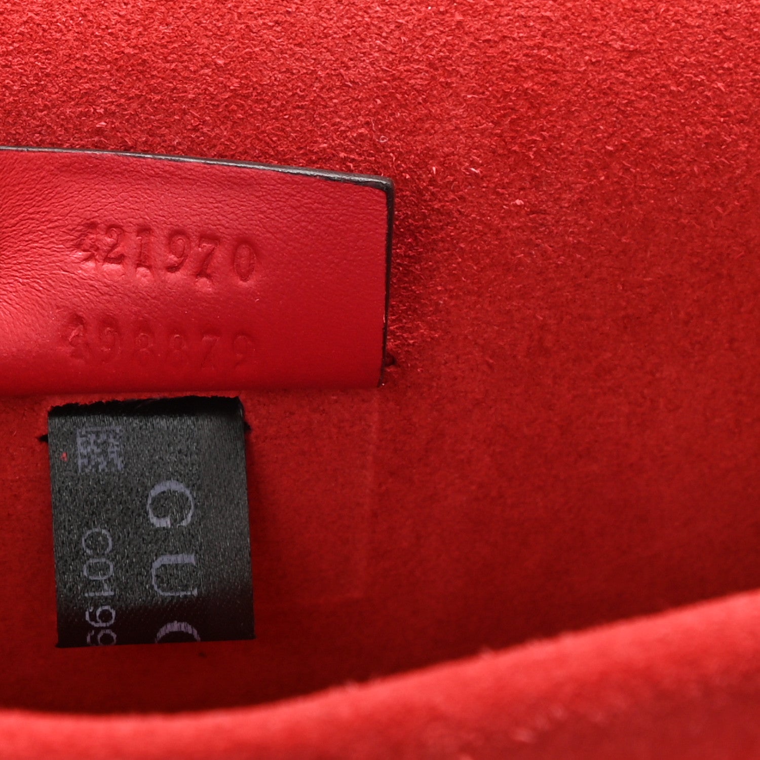 Gucci GG Supreme Monogram Suede Mini Dionysus Shoulder Bag Beige Ebony Vulcanic Red 7 of 8
