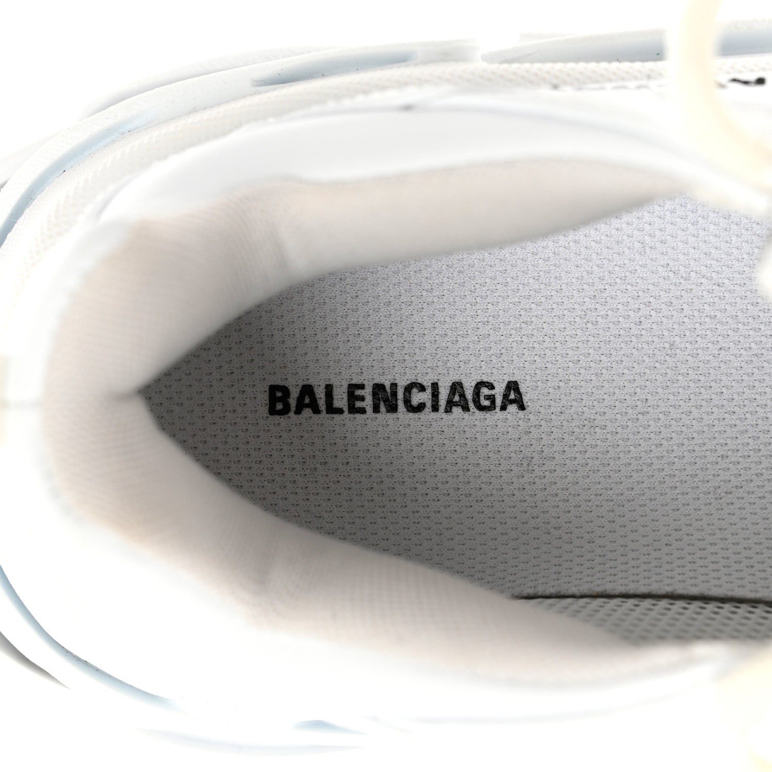 Balenciaga Fabric Mesh Womens Triple S Sneakers 37 White 7 of 7