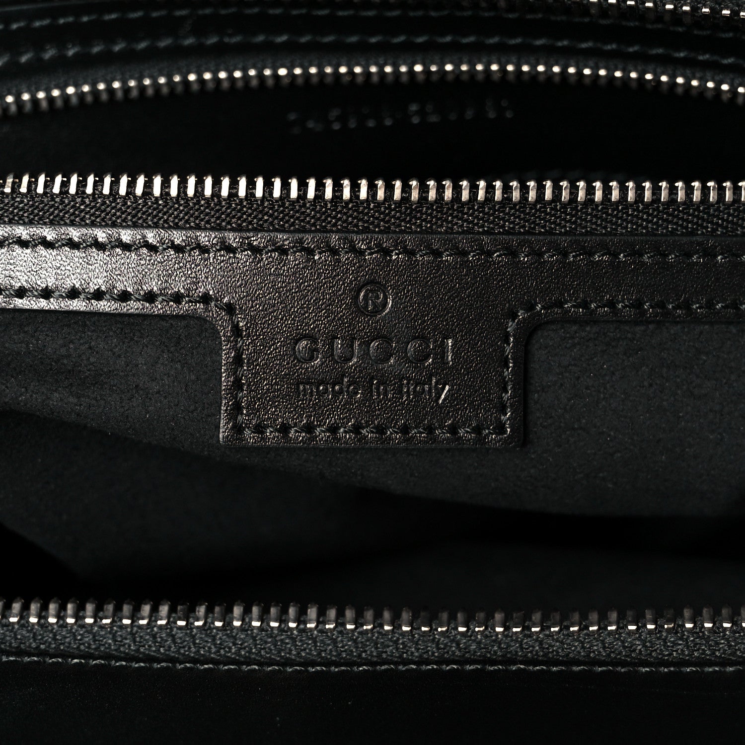 Gucci Calfskin Petite GG Small Tote Bag Black 6 of 11