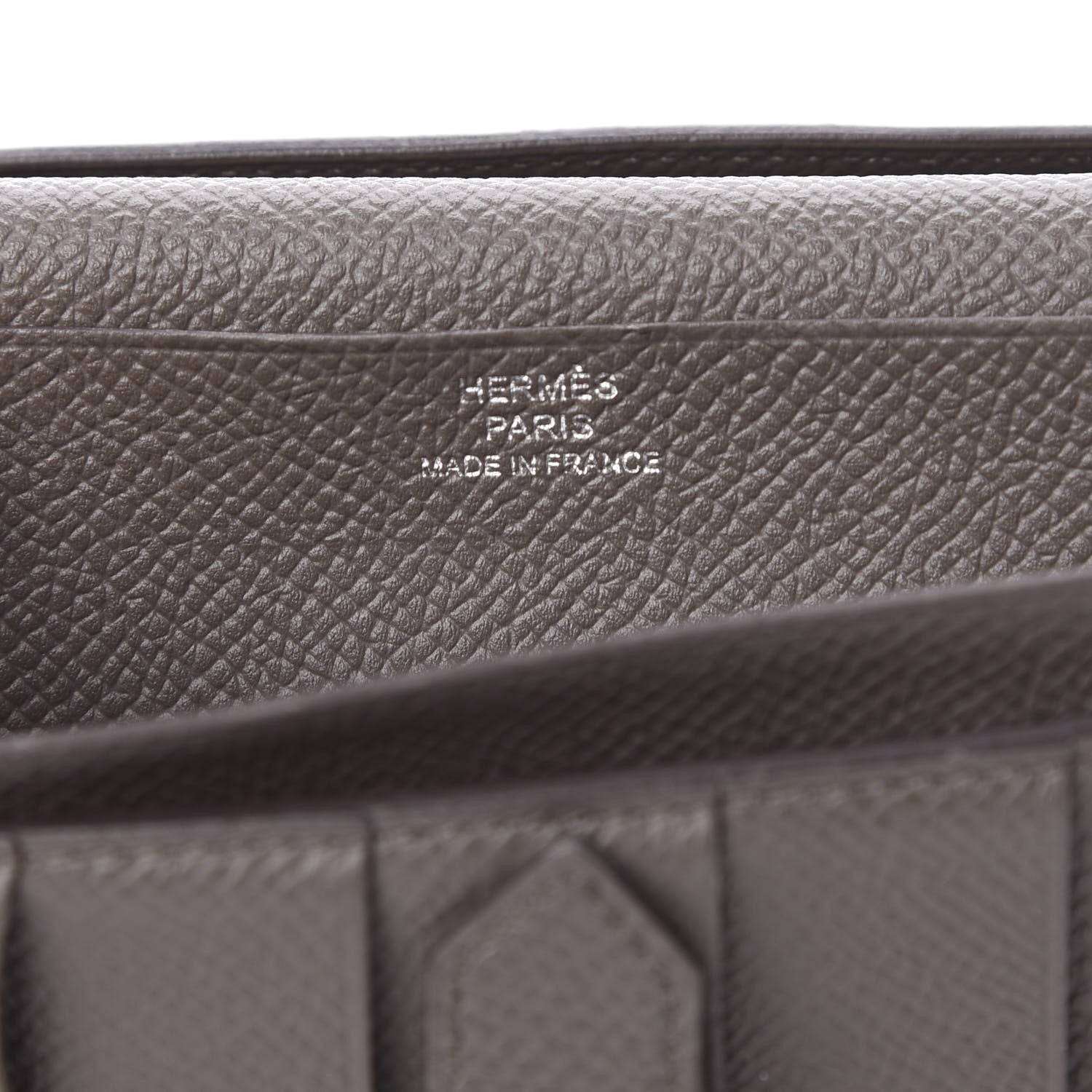 Hermes Epsom Bearn Gusset Wallet Etain 6 of 10