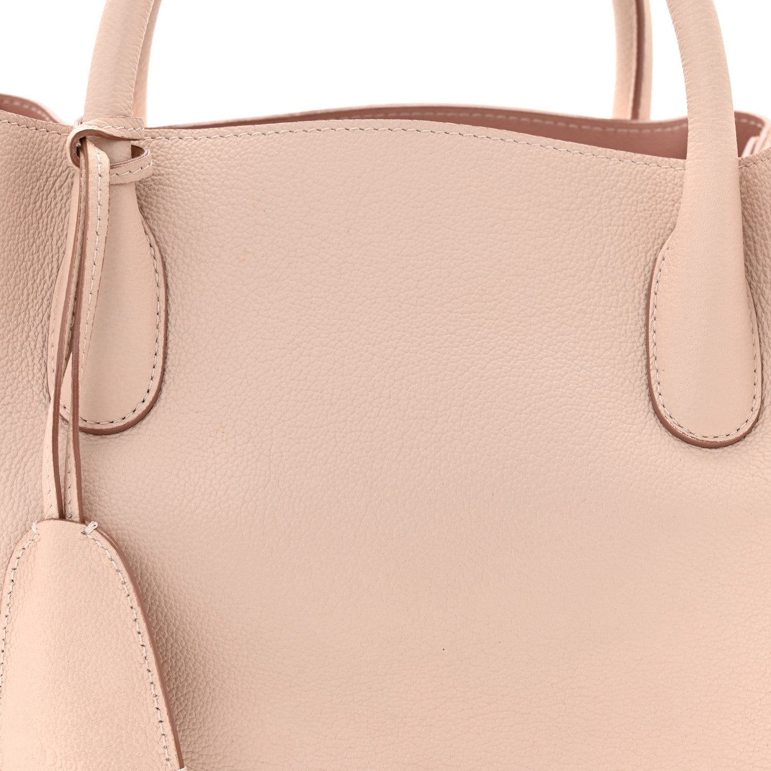 Christian Dior Supple Grained Calfskin Medium Open Bar Tote Rose Poudre 8 of 10