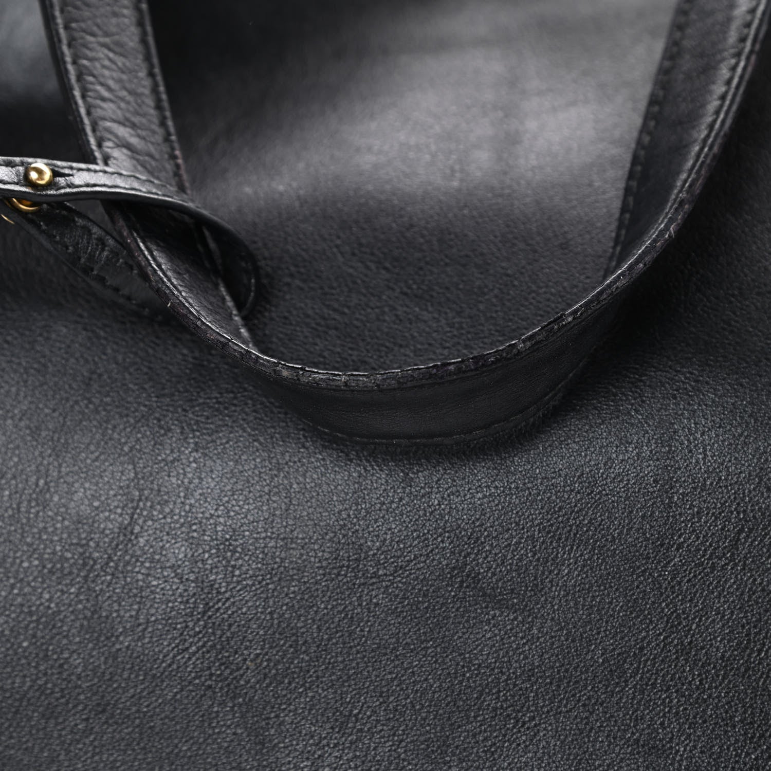 Saint Laurent Calfskin Suede Reversible East West Shopper Tote Black 18 of 20