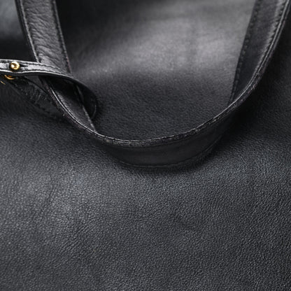 Saint Laurent Calfskin Suede Reversible East West Shopper Tote Black 18 of 20