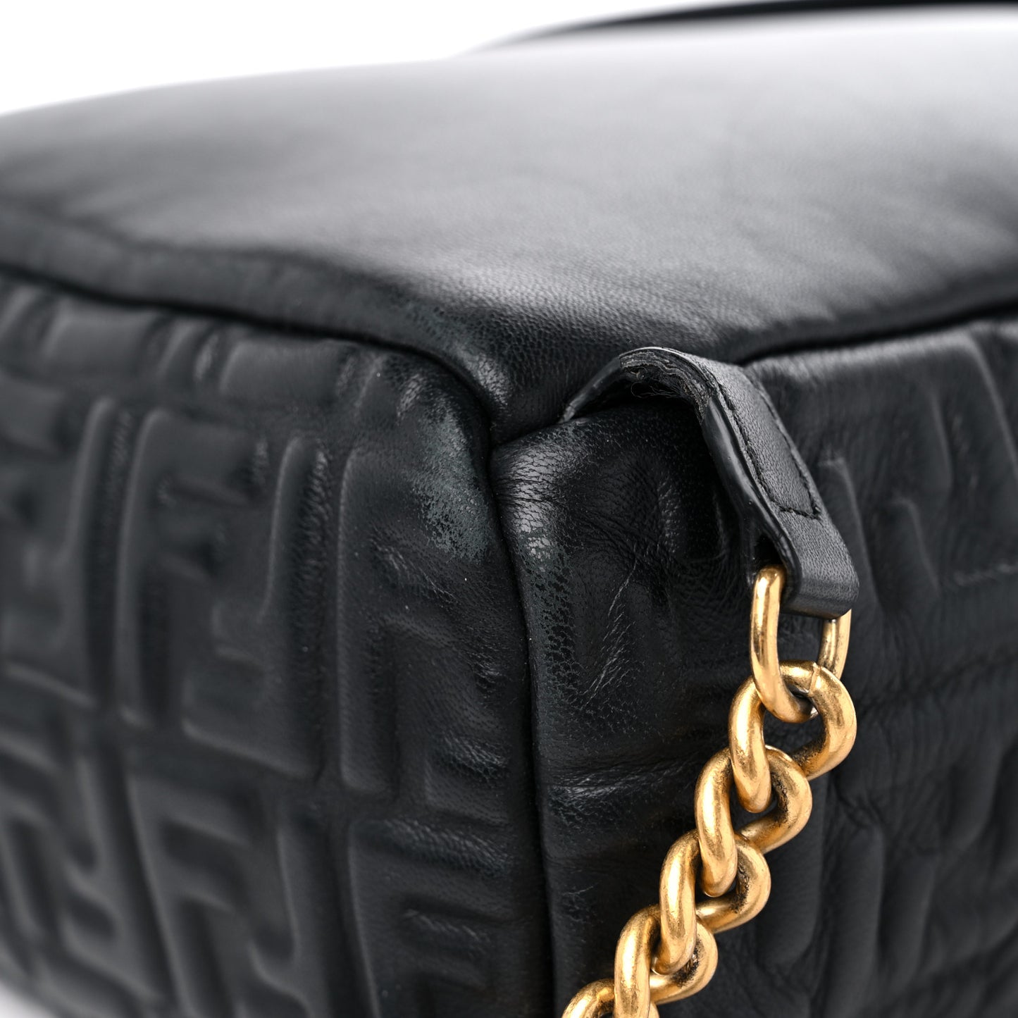 Nappa FF 1974 Embossed Mini Backpack Black