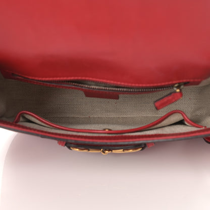 Gucci Ruinart Calfskin Medium Lady Web Shoulder Bag Hibiscus Red 4 of 10