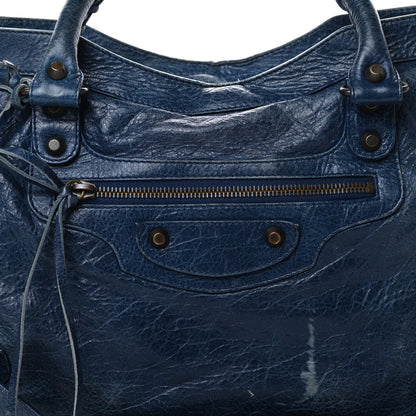 Balenciaga Agneau Classic Hardware City Bleu Mineral 8 of 22