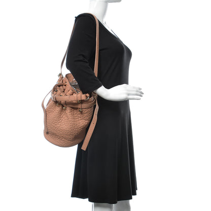 Alexander Wang Pebbled Lambskin Diego Bucket Bag Blush Pale Gold Hardware 3 of 8