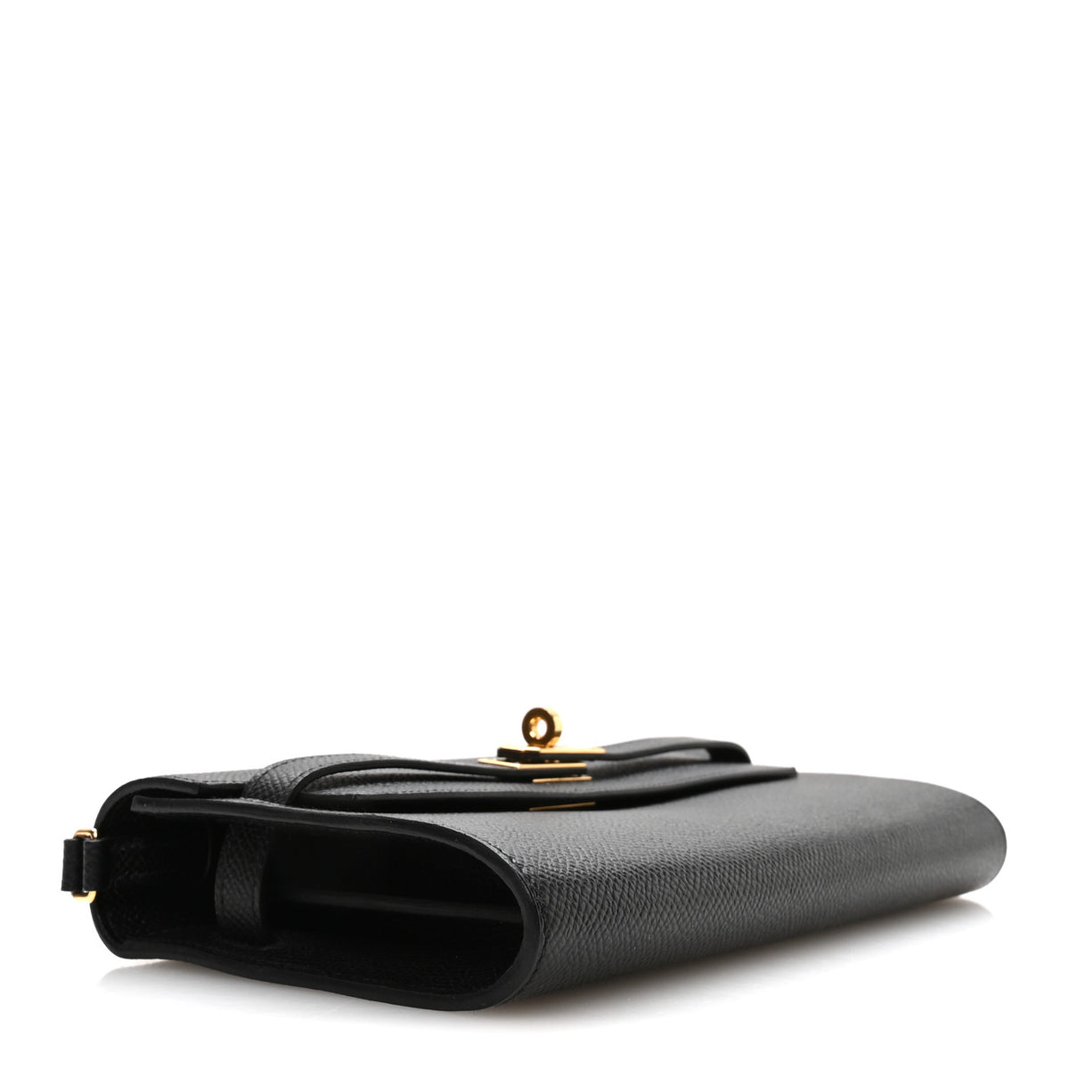 Hermes Epsom Kelly Wallet To Go Black 4 of 11