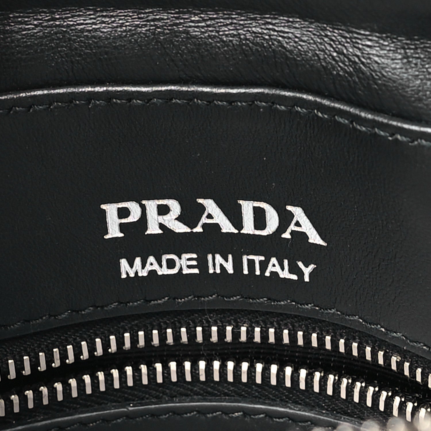Prada Soft Calfskin Diagramme Camera Bag Black 6 of 8