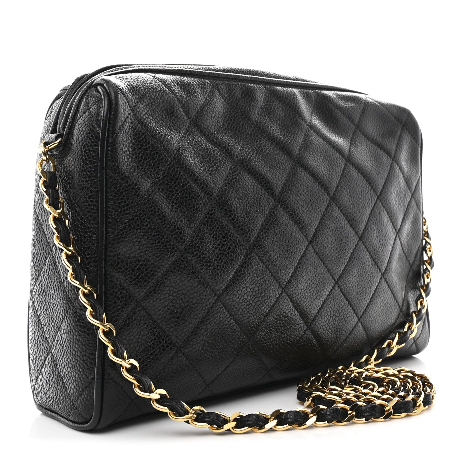 Chanel Caviar Quilted Camera Case Black 3 of 12