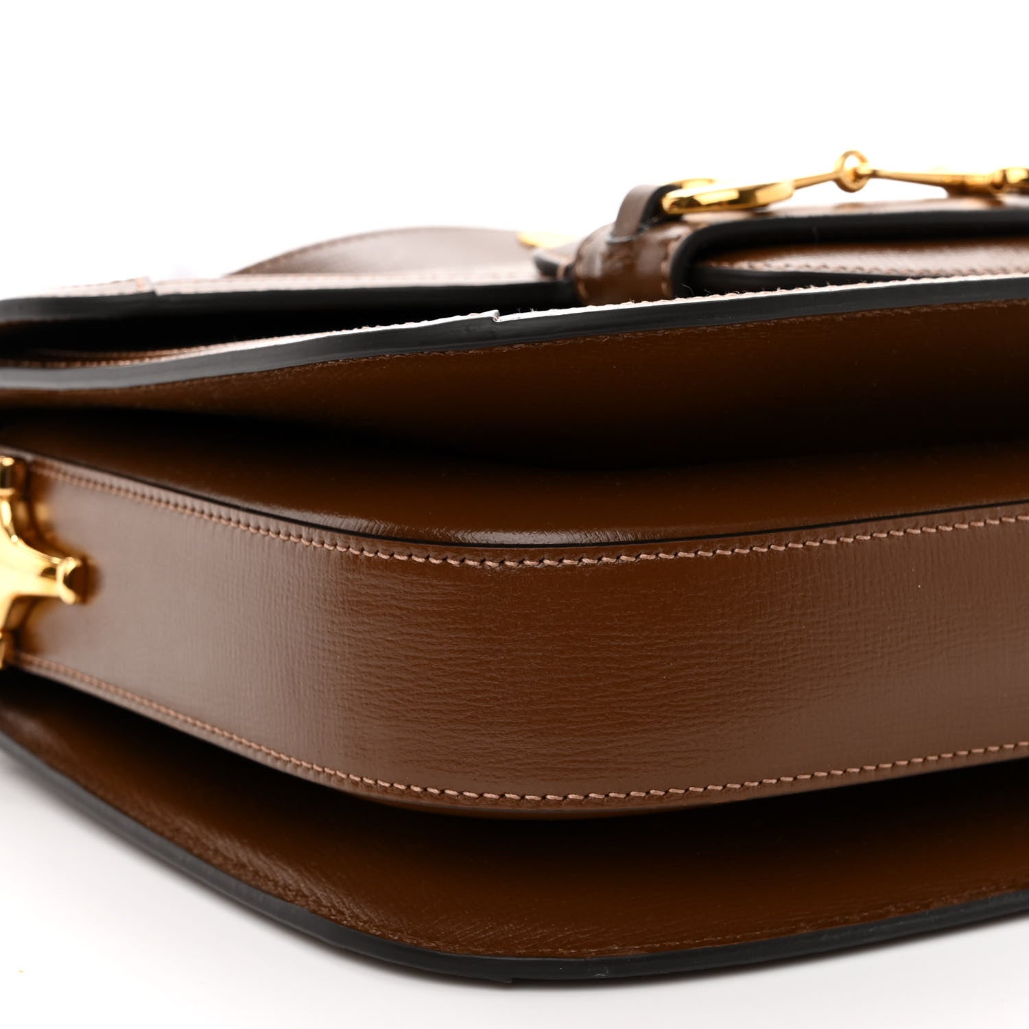 Gucci GG Supreme Monogram Horsebit 1955 Shoulder Bag Beige Brown Sugar 8 of 9