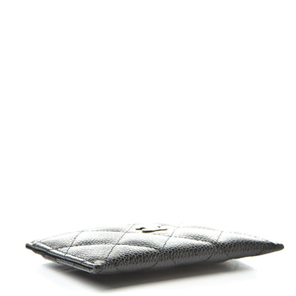 Chanel Caviar Quilted Card Holder Black 4 of 10