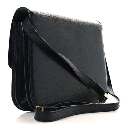 Celine Goatskin Medium Classic Box Flap Bag Black 3 of 15