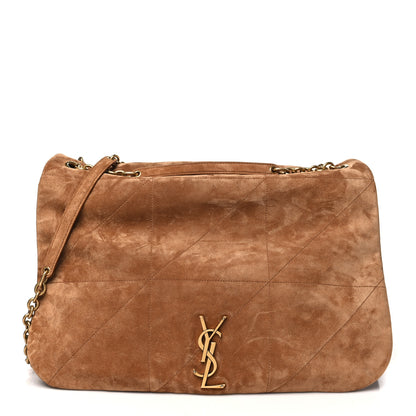 Saint Laurent Suede Matelasse Monogram Large Jamie 4.3 Snuff 1 of 10