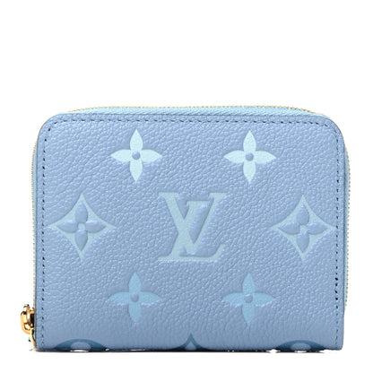 Louis Vuitton Empreinte Monogram Giant By The Pool Zippy Coin Purse Summer Blue 1 of 7