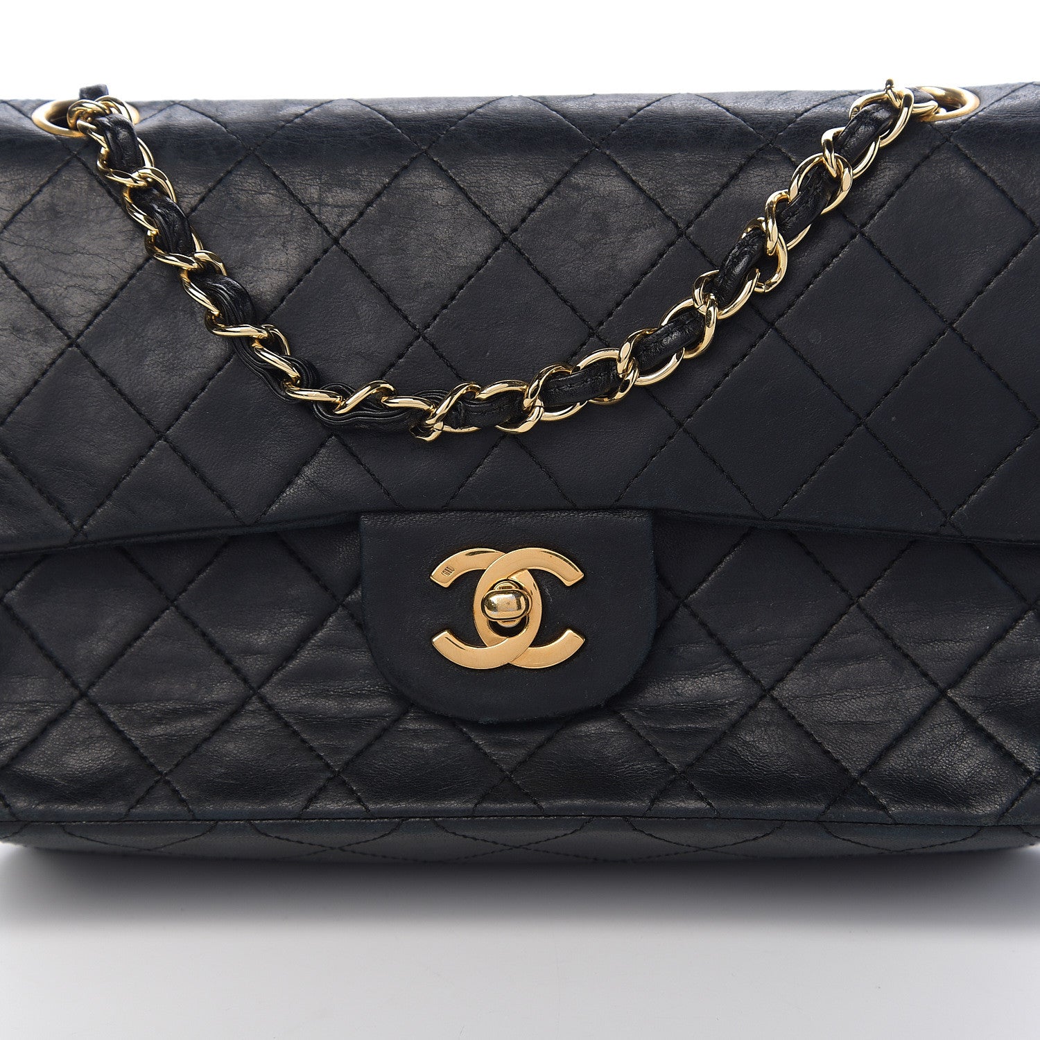 Chanel Lambskin Quilted Small Double Flap Black 10 of 10