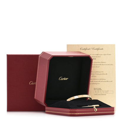 Cartier 18K Yellow Gold LOVE Bracelet 17 5 of 5