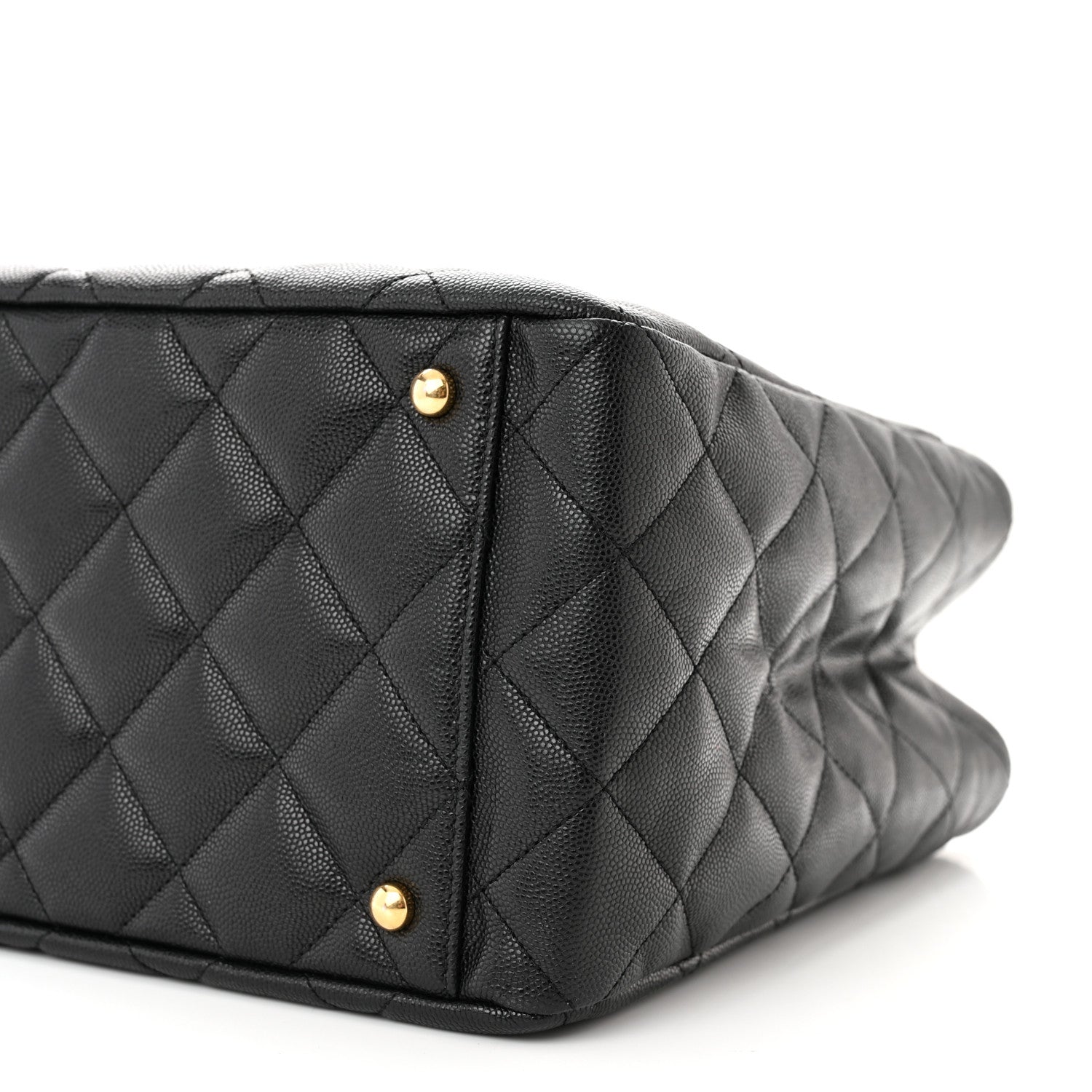 Chanel Caviar Quilted Small Shopping Tote Black 10 of 10