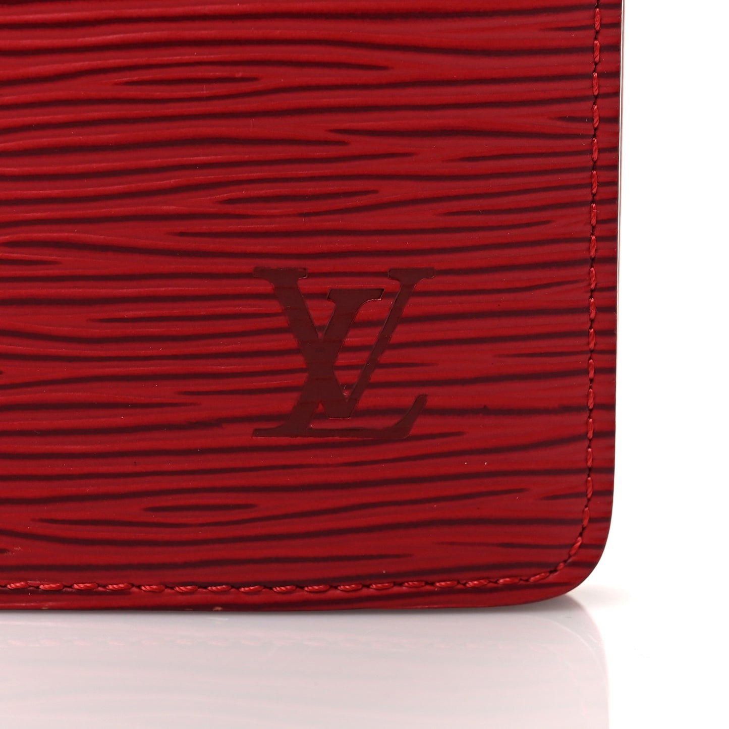 Epi Medium Ring Agenda Cover Rouge