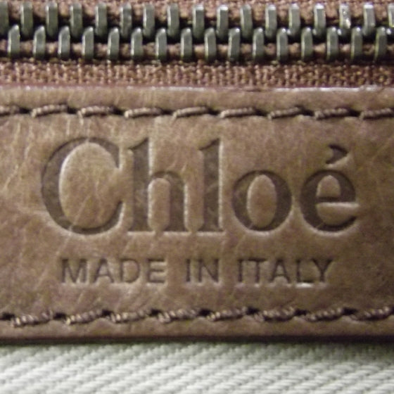 Chloe Python Silverado Shoulder Bag Muscade 6 of 7