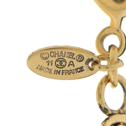 Chanel Chain CC Short Necklace Gold 6 of 6