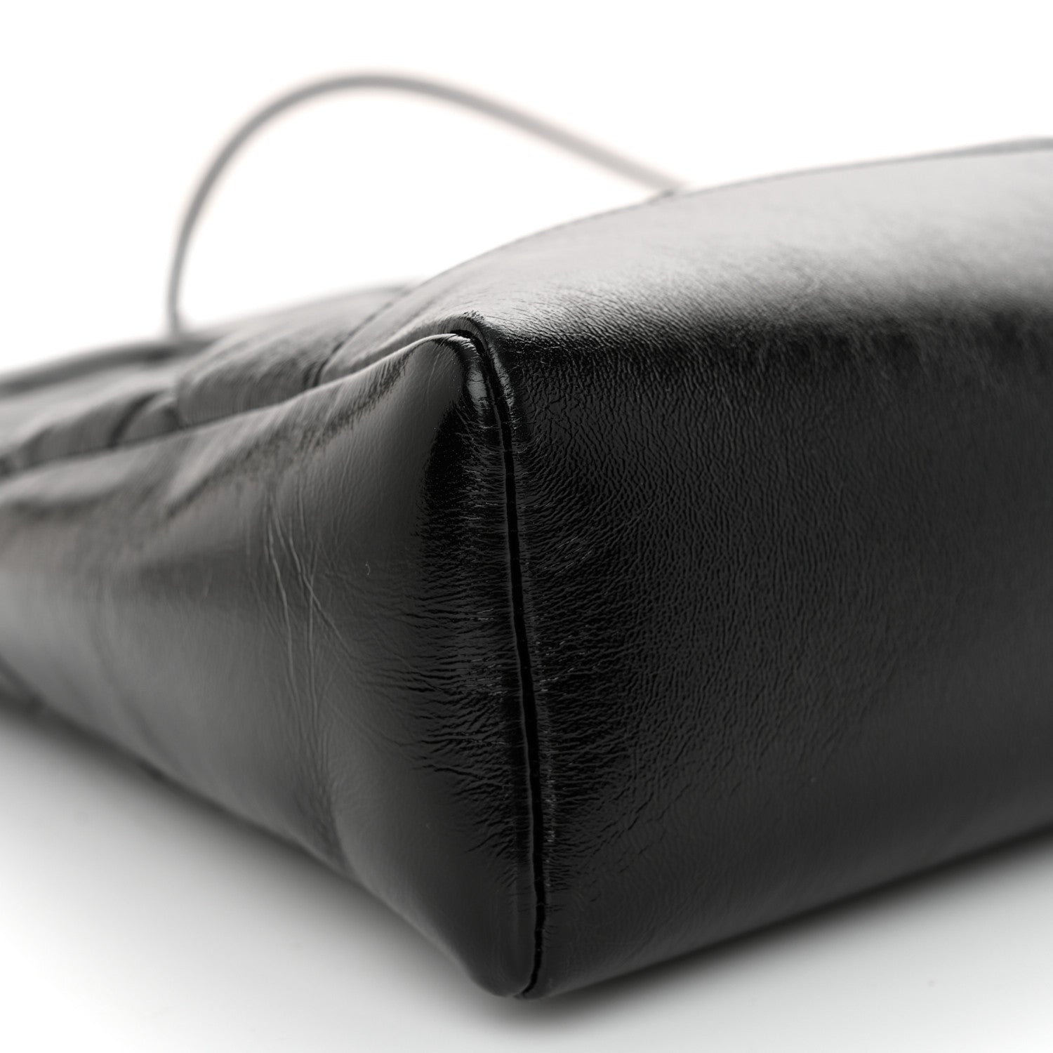 Chanel Shiny Lambskin Quilted 31 Shopping Bag Black 9 of 10