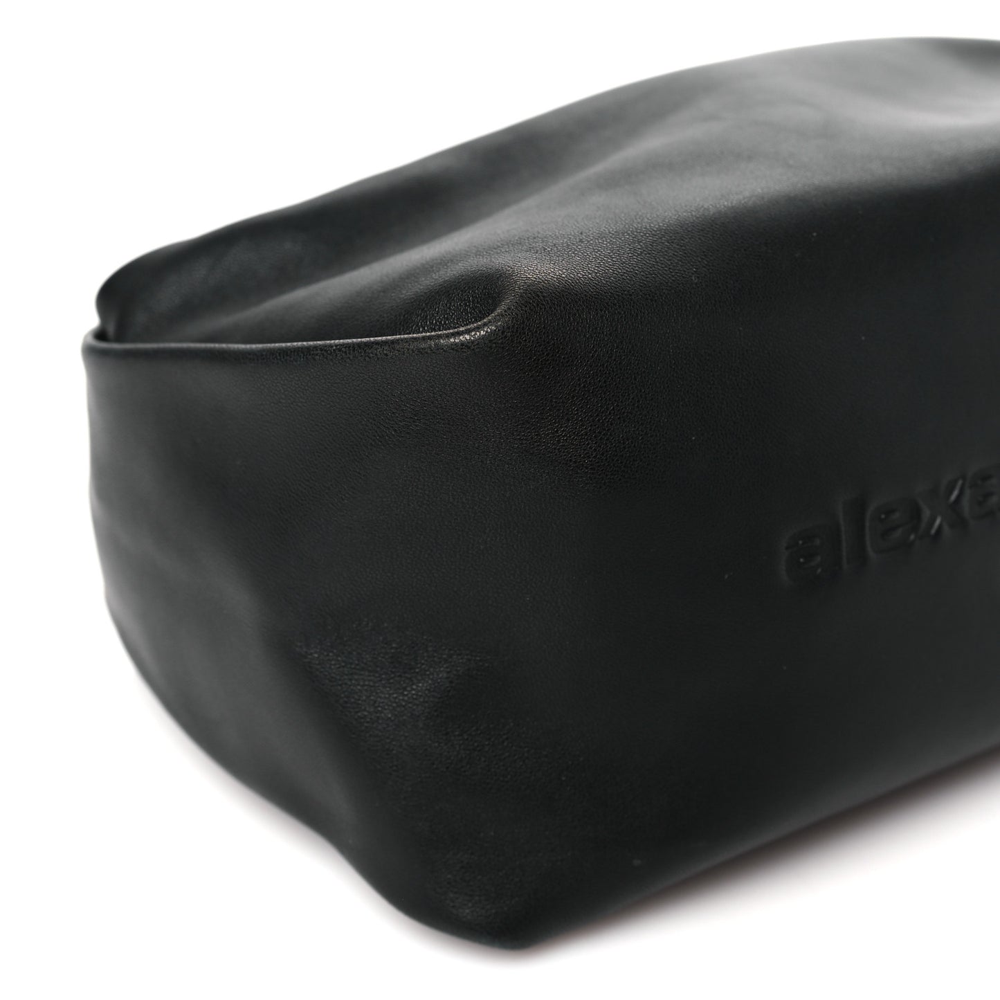 Lambskin Mini Scrunchie Bag Black