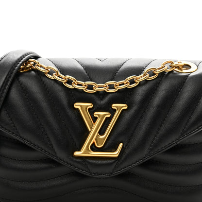 Louis Vuitton Calfskin New Wave Chain PM NM Black 5 of 9