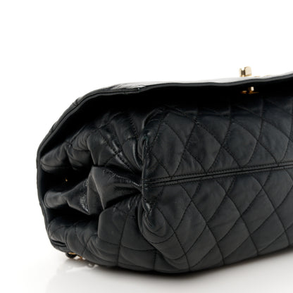Chanel Calfskin Quilted Jumbo Soft Elegance Flap Black 12 of 13