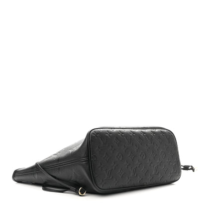Louis Vuitton Empreinte Monogram Giant Neverfull MM Black 4 of 9
