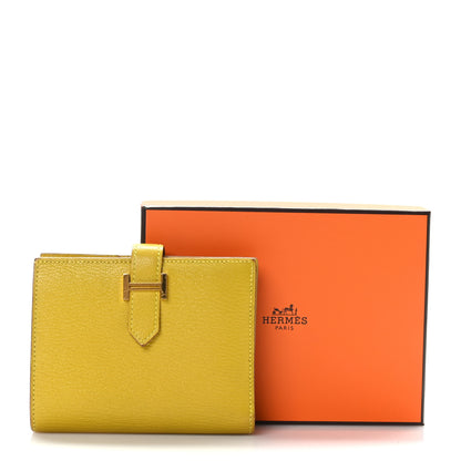 Hermes Chevre Mysore Bearn Compact Wallet 10 of 10