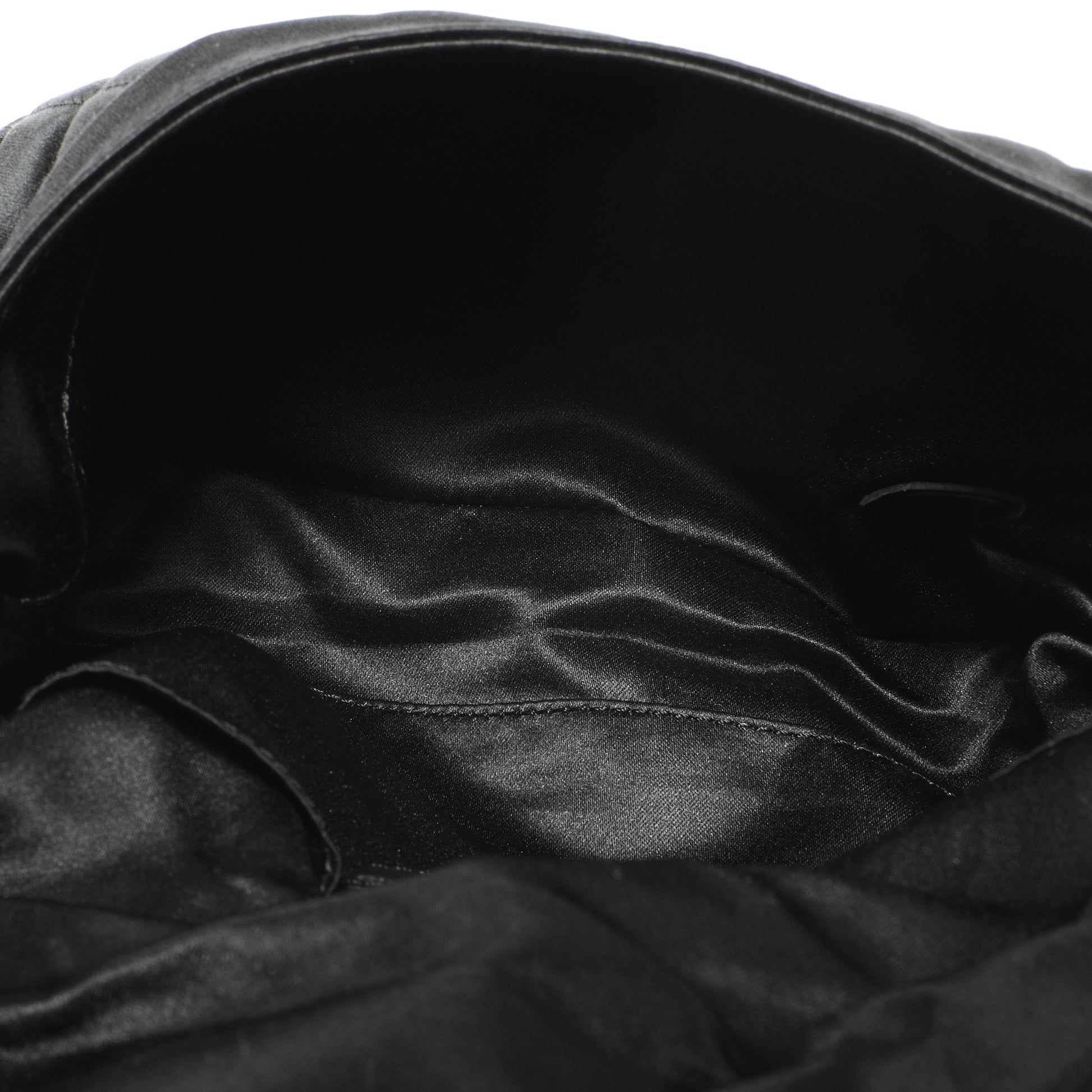 Chanel Satin Flap Clutch Black 7 of 7