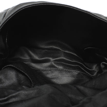 Chanel Satin Flap Clutch Black 7 of 7