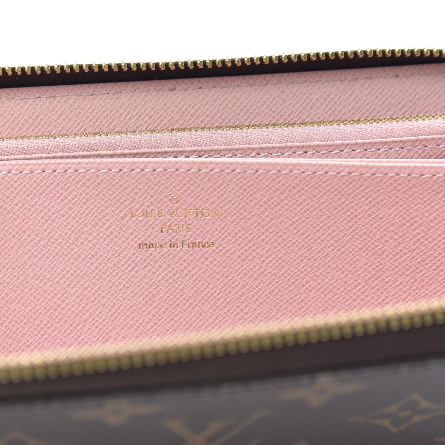 Monogram Zippy Wallet Rose Ballerine