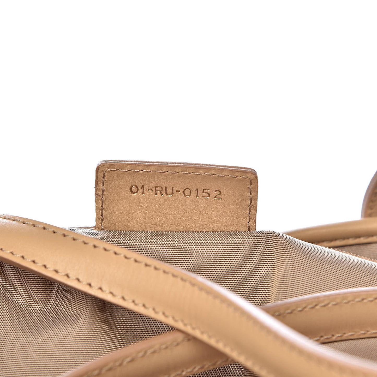 Coated Canvas Cannage Small Panarea Tote Beige