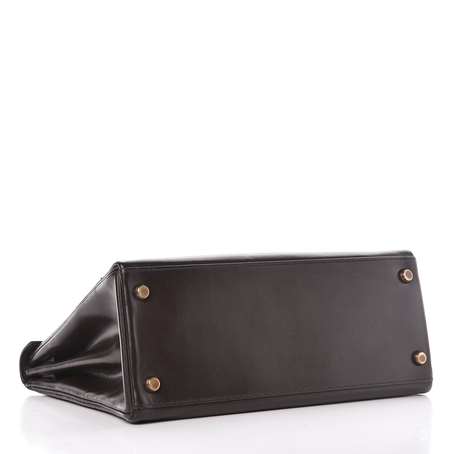 Hermes Box Kelly Retourne 28 Chocolate 5 of 35