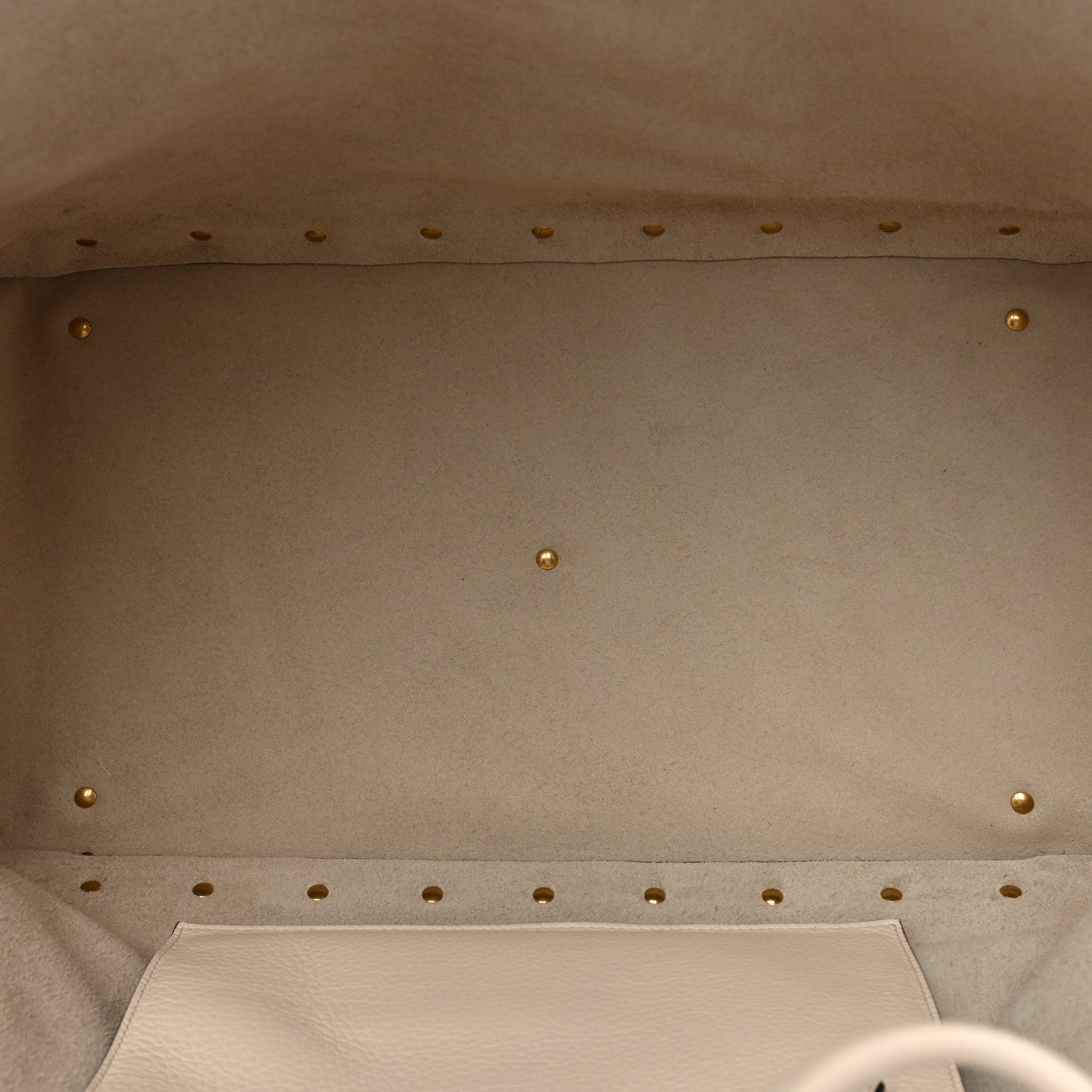 Valentino Garavani Grained Calfskin Roman Stud Tote Light Ivory 5 of 10